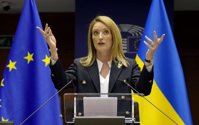 Přečtete si více ze článku Předsedkyně Evropského parlamentu podruhé na Ukrajině