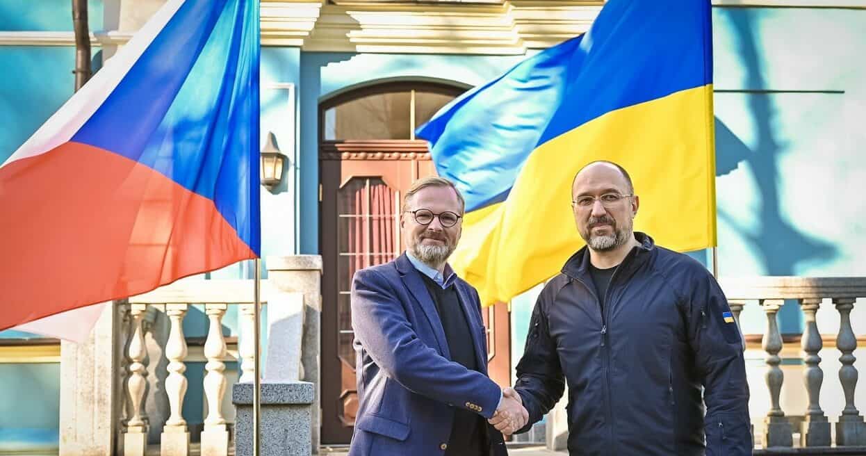 Přečtete si více ze článku Čeští ministři v čele s Fialou přijeli do Kyjeva na jednání s tamní vládou