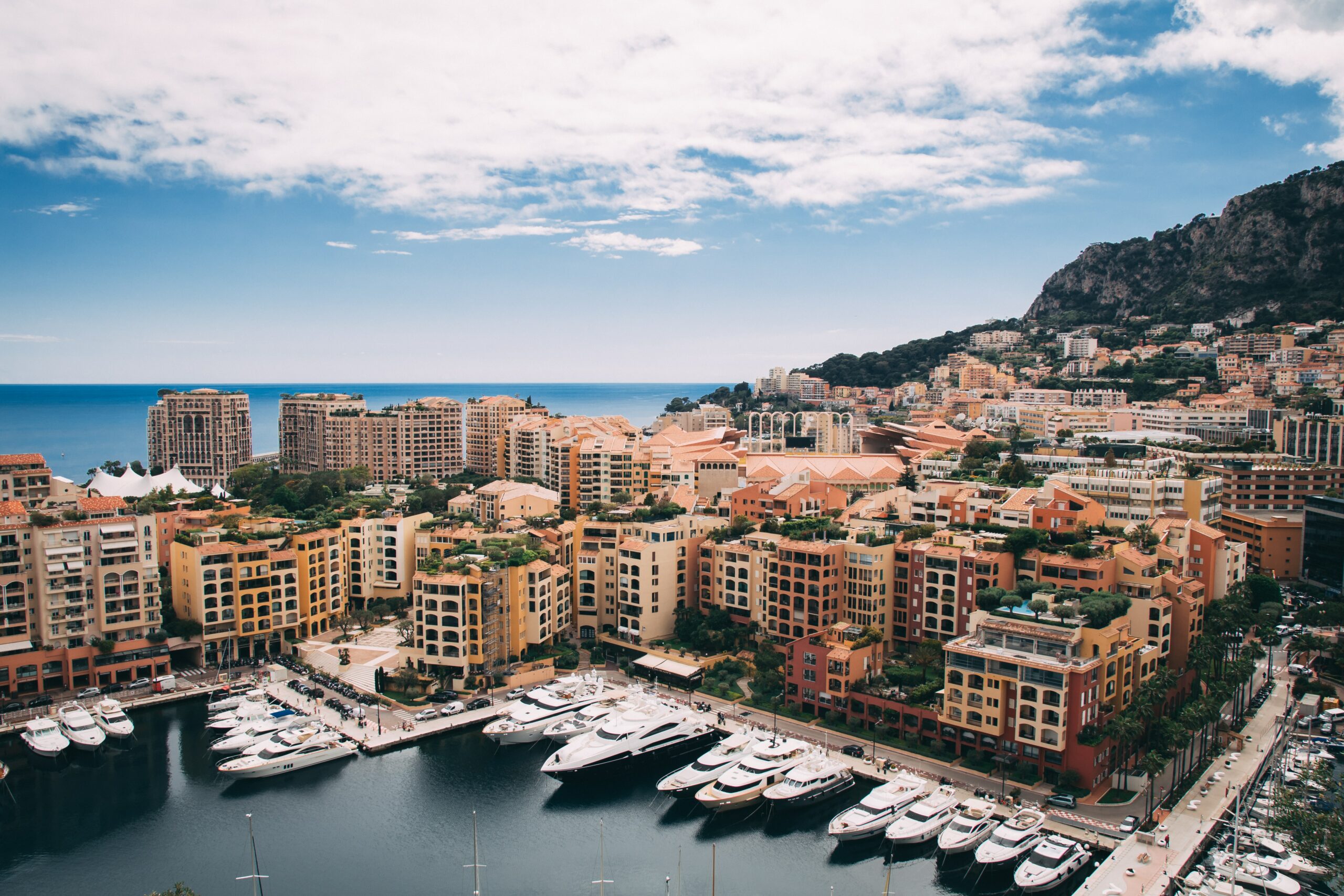 Obytná čtvrť v Monaco-Ville