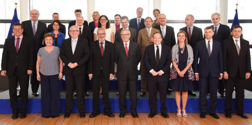 Členové Evropské komise, 2015