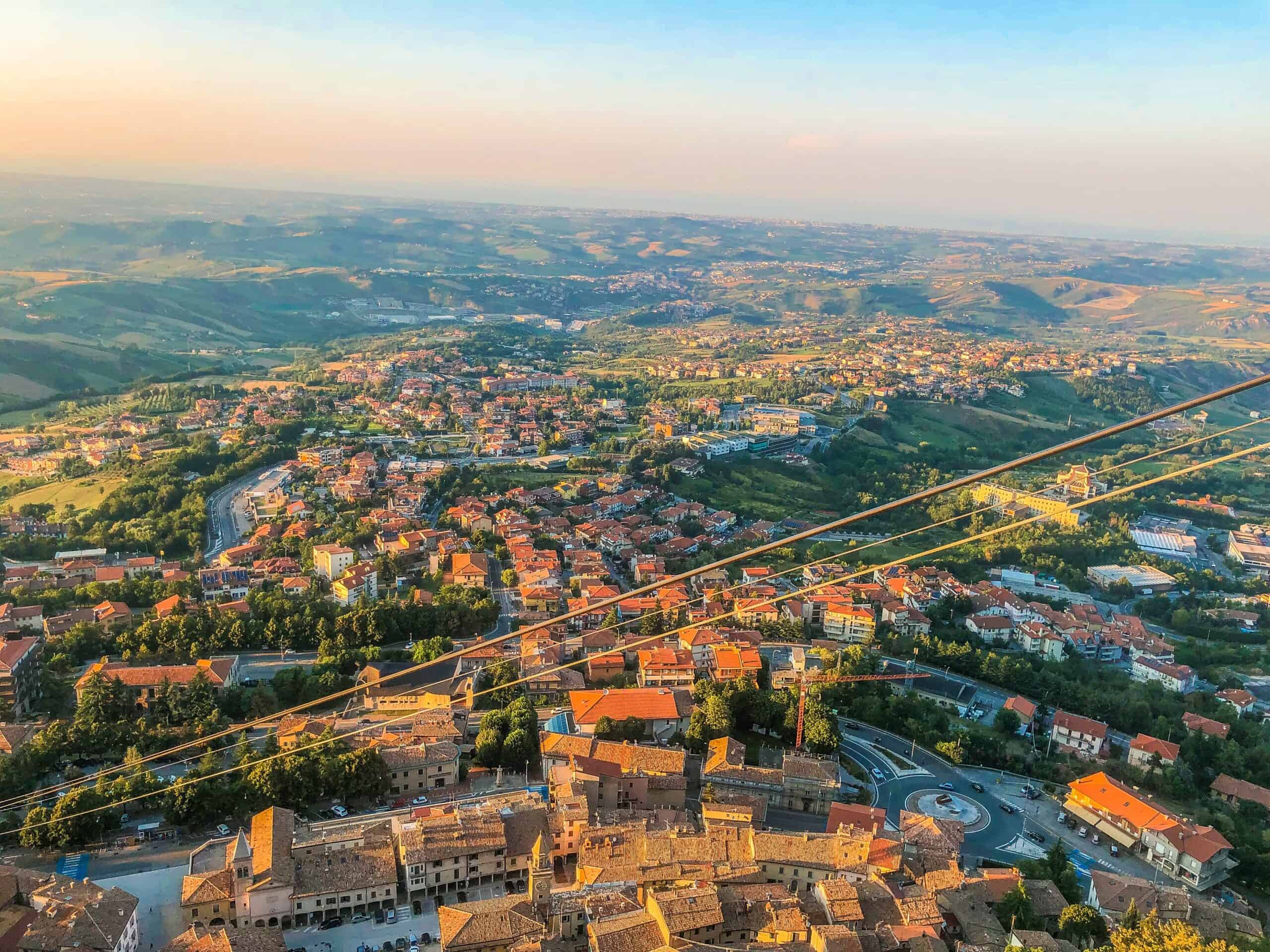 Výhled na San Marino