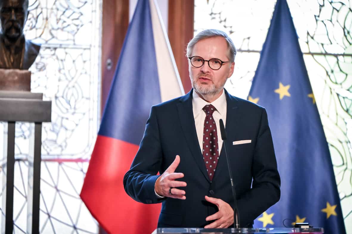 Přečtete si více ze článku ČR je připravena podílet se na ochraně vnější hranice EU, řekl premiér Fiala
