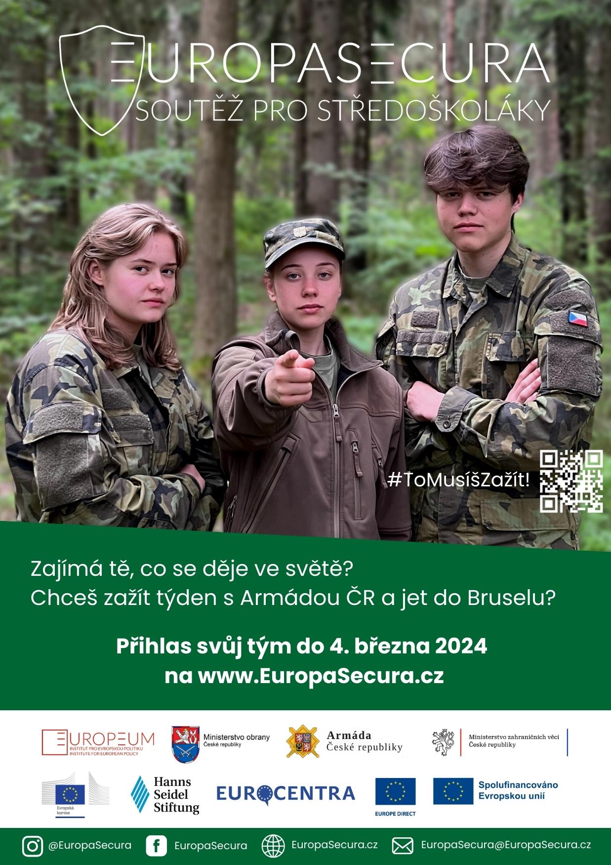 Přečtete si více ze článku Další ročník oblíbené soutěže EuropaSecura pro středoškoláky je tu!