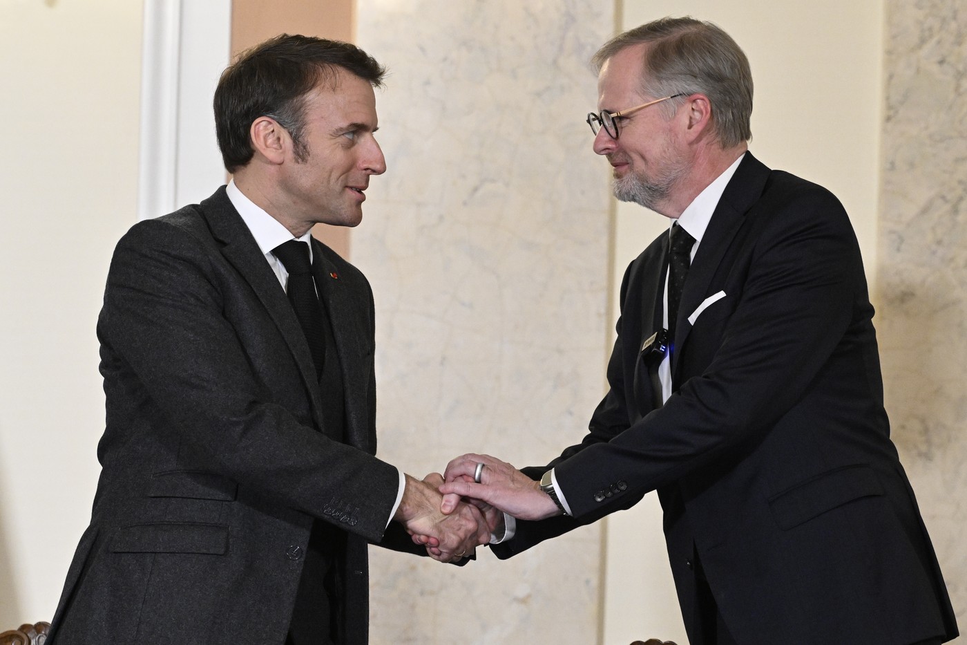 Přečtete si více ze článku Emmanuel Macron navštívil Česko, jednal s Petrem Pavlem i Petrem Fialou