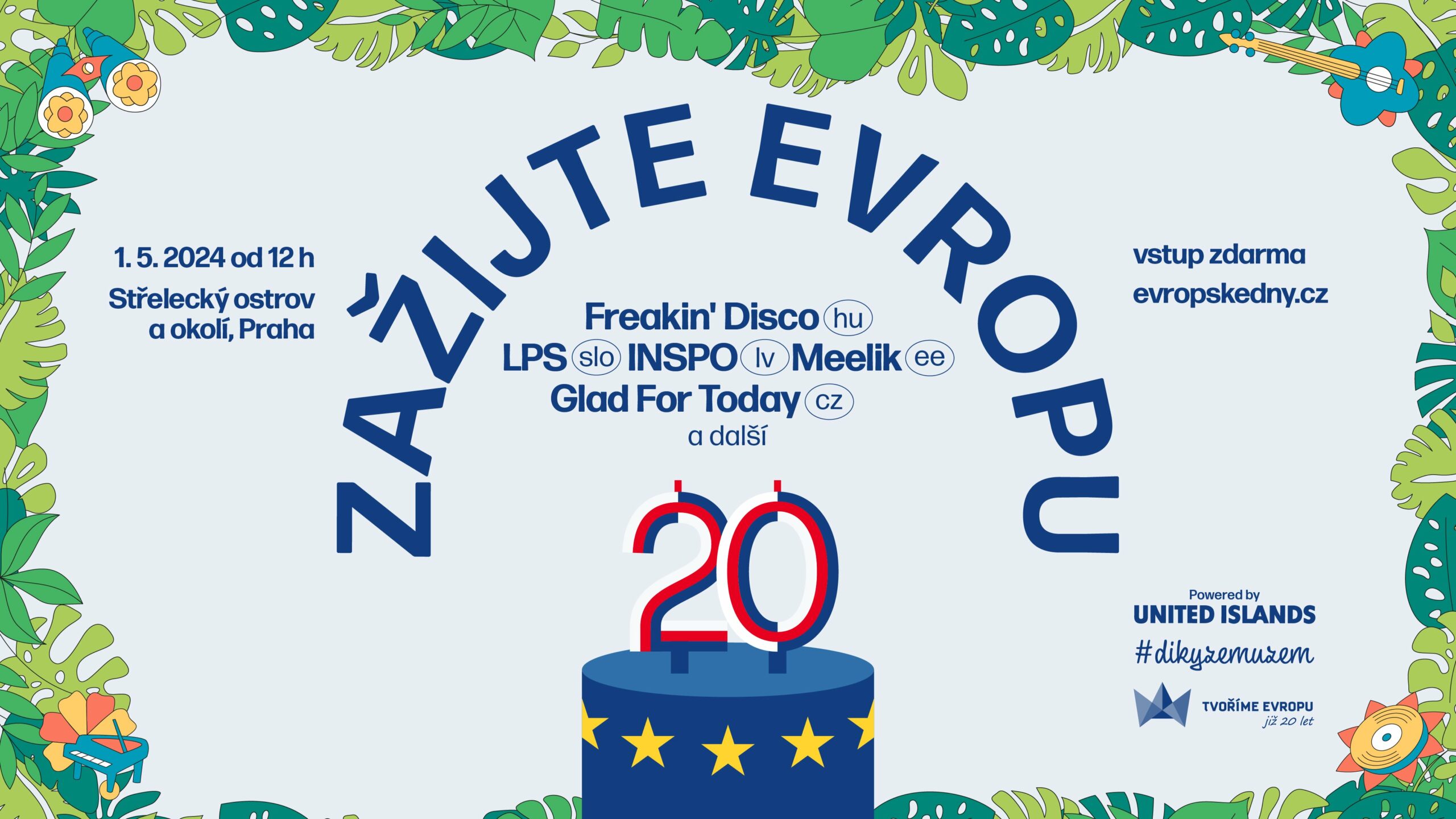 Přečtete si více ze článku Zažijte Evropu: oslavte 20 let Česka v EU na Střeleckém ostrově!